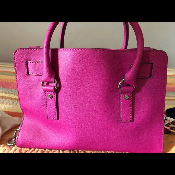 Michael Kors Saffiano Hamilton East West Satchel - Picture 3 of 5
